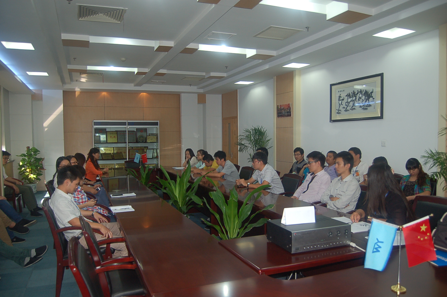 公司舉行新員工2014公司春晚動員會